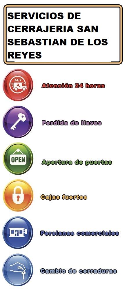 SERVICIOS DE CERRAJERIA EN SAN SEBASTIAN DE LOS REYES