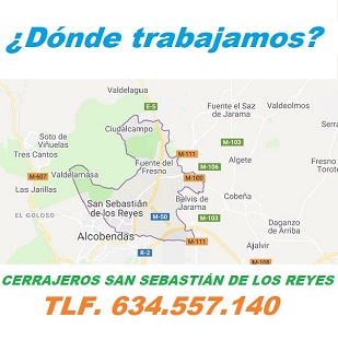 ¿ en que zonas de san sebastian de los reyes trabajamos ?